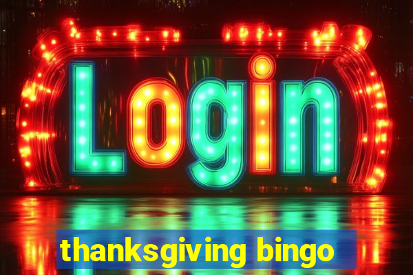 thanksgiving bingo